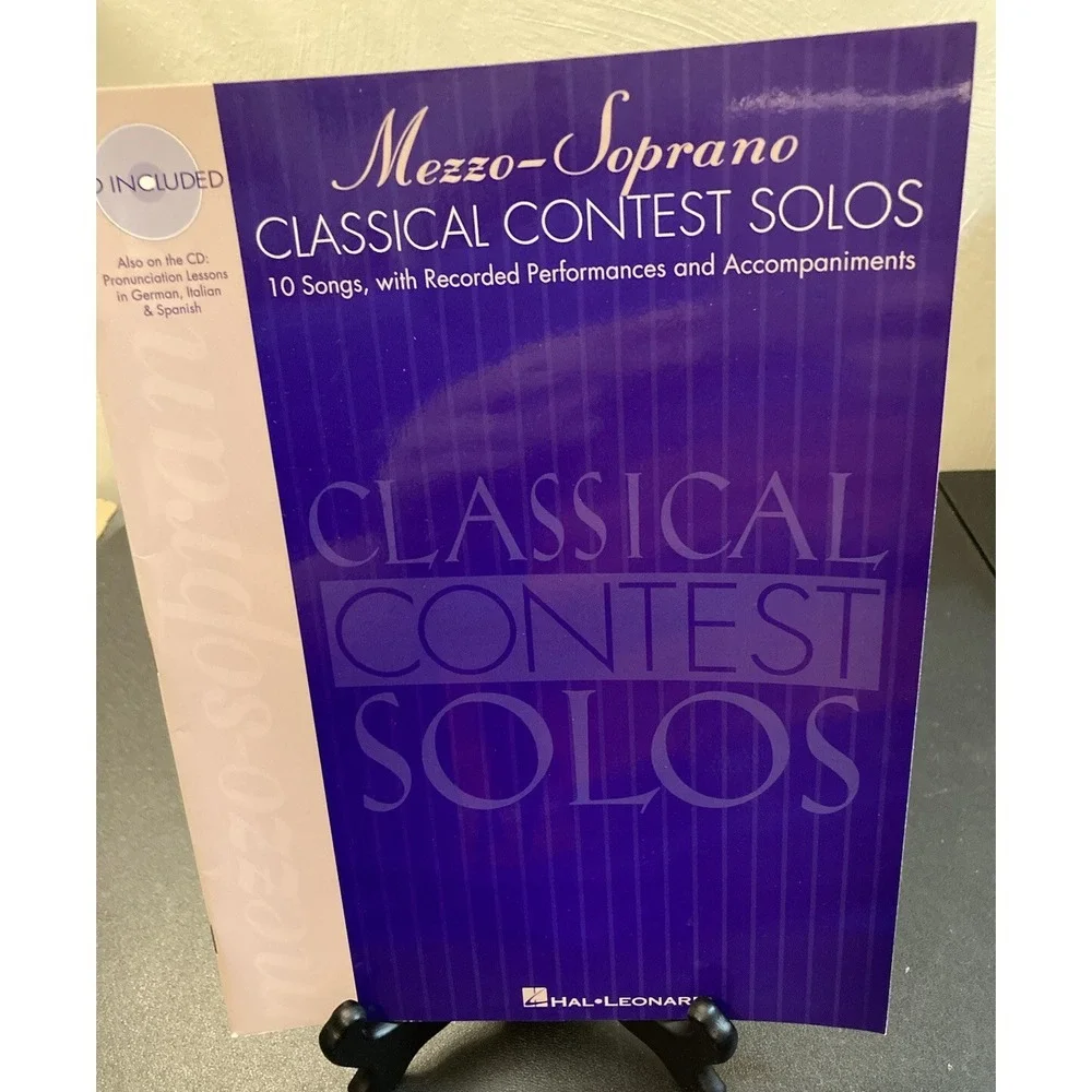 Classical Contest Solo Mezzo Soprano Vocal Singing Companion CD Learn Prepare